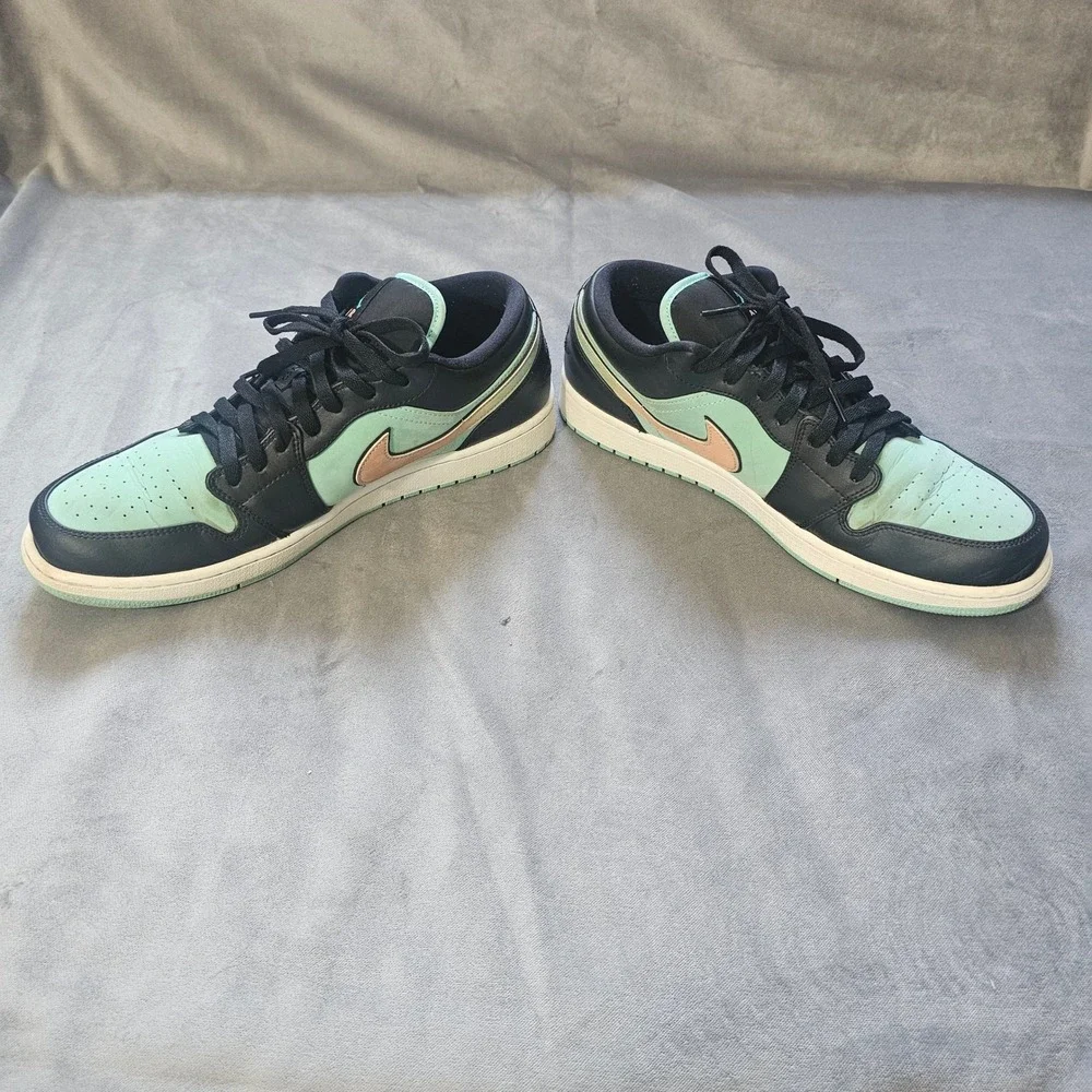 Air Jordan 1 Low SE Tropical‎ Twist Mens 13 Black Turquoise - Picture 7 of 10
